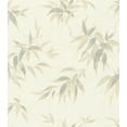 thumbnail image 1 of Advantage Minori White Leaves Wallpaper, 1 of 6