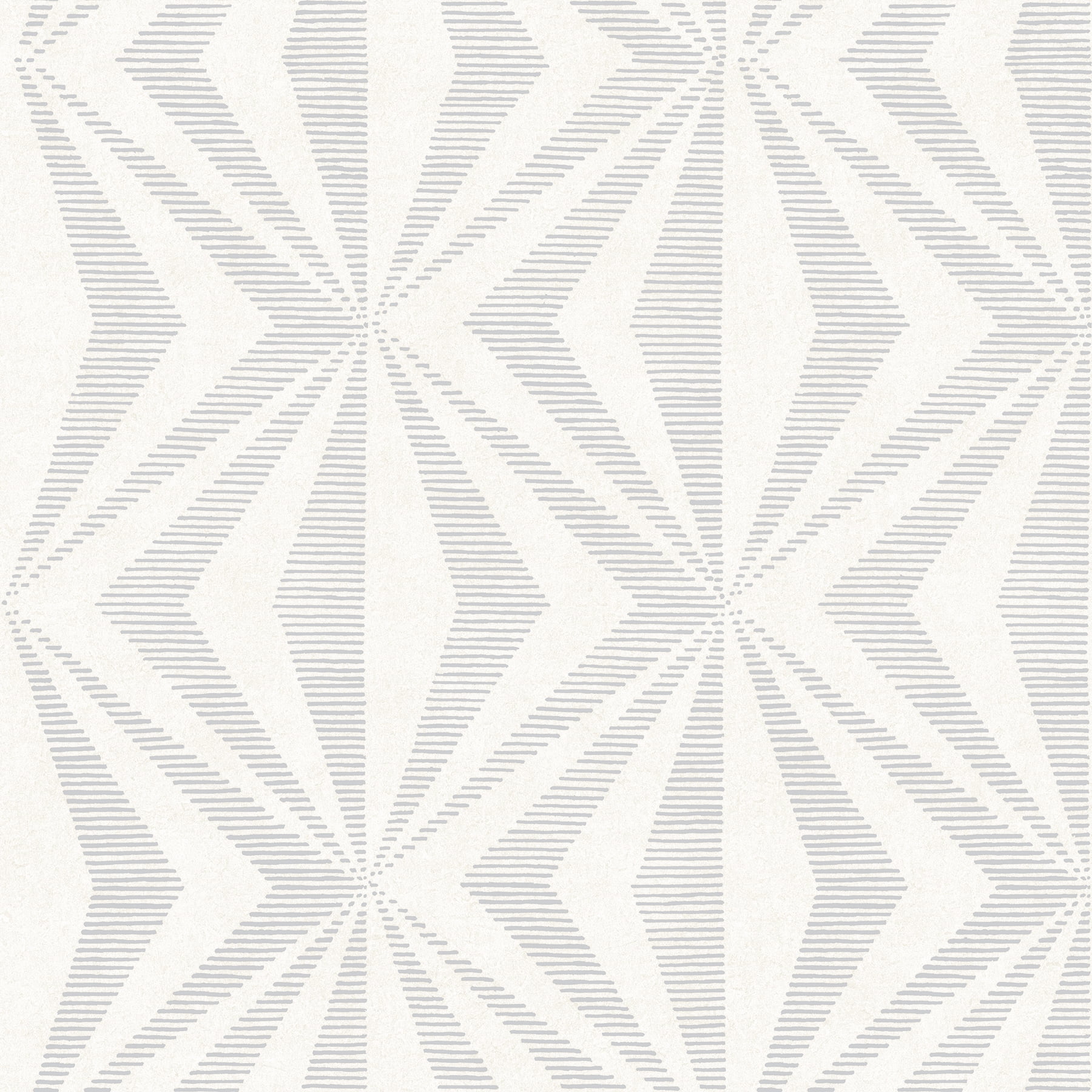Silver Geometric Art Deco Washable Wallpaper