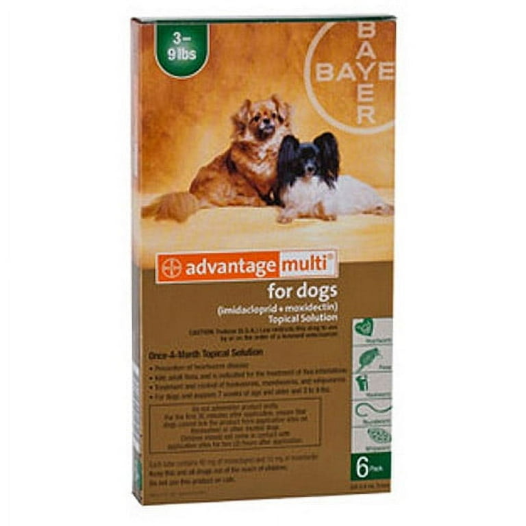 Advantage Multi Topical Solution for Dogs 9.1 20 lbs Teal Box Walmart