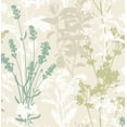 thumbnail image 1 of Advantage Pippin Green Wild Flowers Wallpaper, 1 of 5