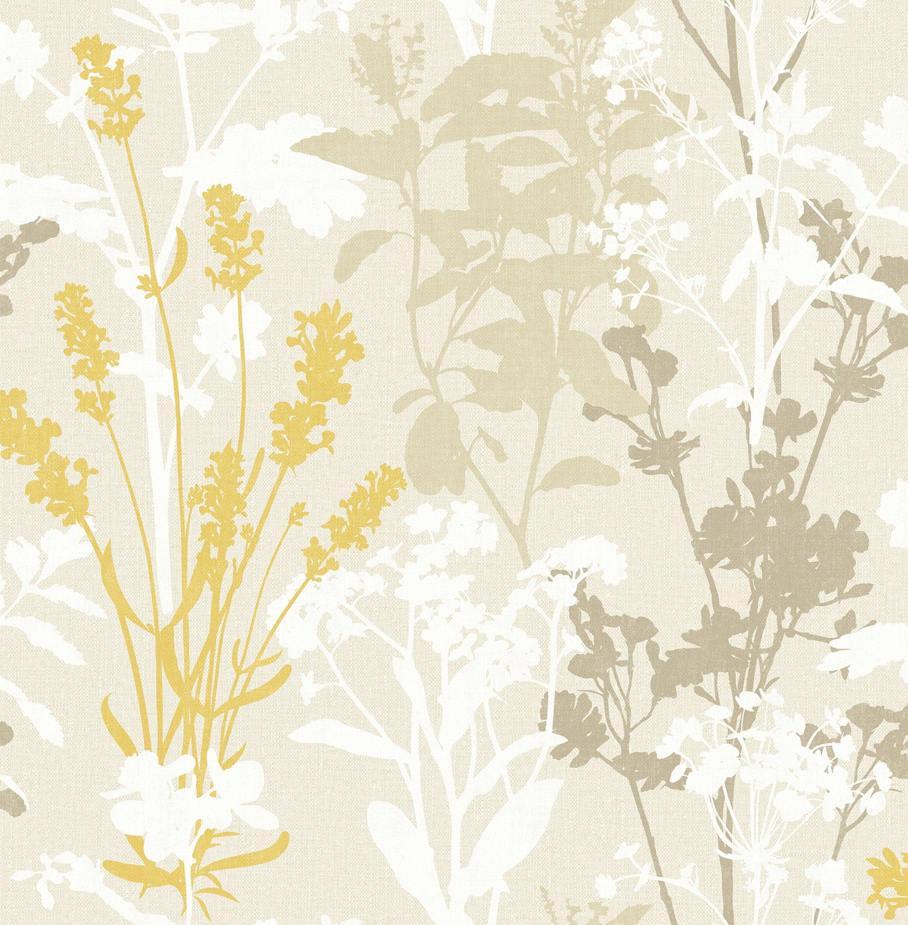 Fine Decor Dacre White Floral Unpasted Paper Wallpaper, 20.5-in by