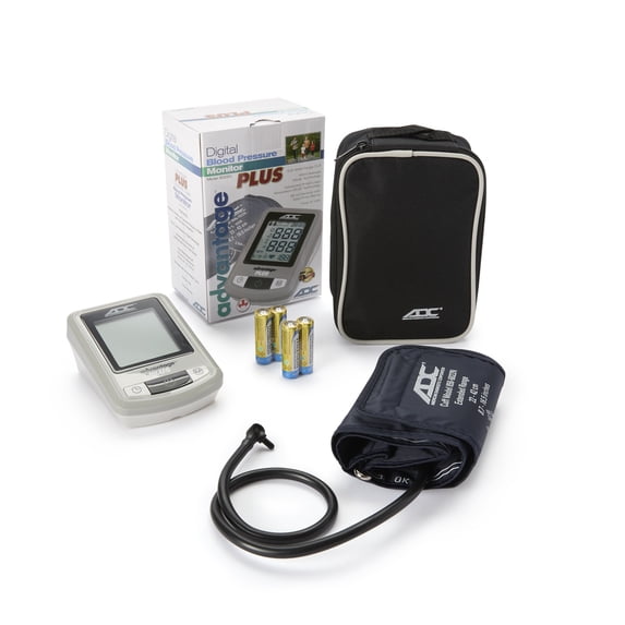 Advantage Plus Auto Digital BP, Soft Wide Range Adult, Navy, latex-free
