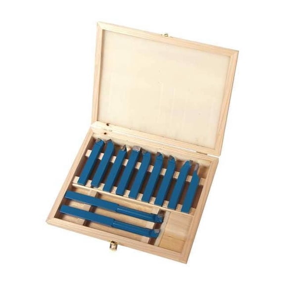 Advantage Plus Lathe Tool Bit Set,11pc,Carbide 16N205