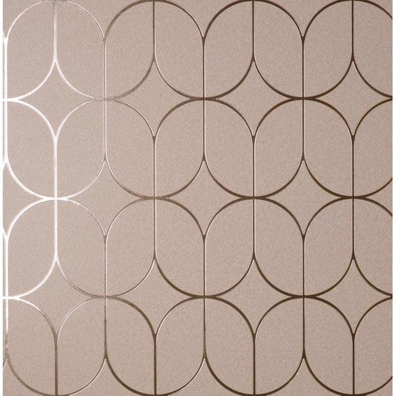 Advantage Raye Pink Rosco Trellis Wallpaper