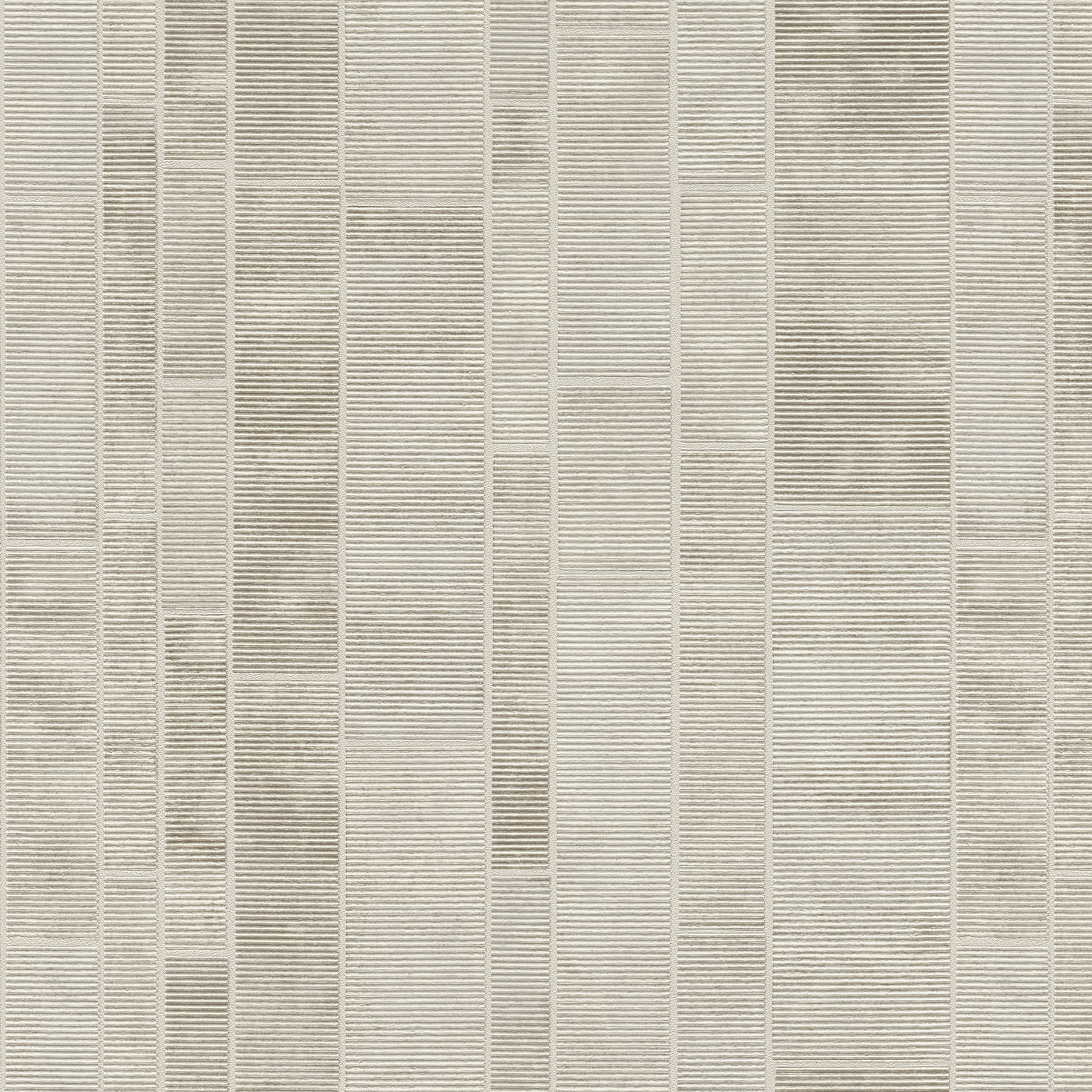 Ivory 3D Geometric Non-Woven Vinyl Wallpaper