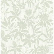 Advantage Riemann Green Floral Wallpaper ، 20.9 بوصة 33 قدمًا ، 57.48 قدمًا مربعة.