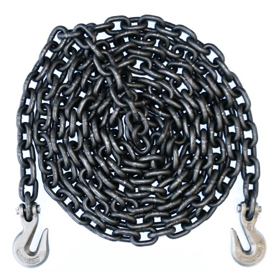 Advantage Rigging - 3/8" - Grade 80 Binder Chain - Grab Hooks - 10' Length