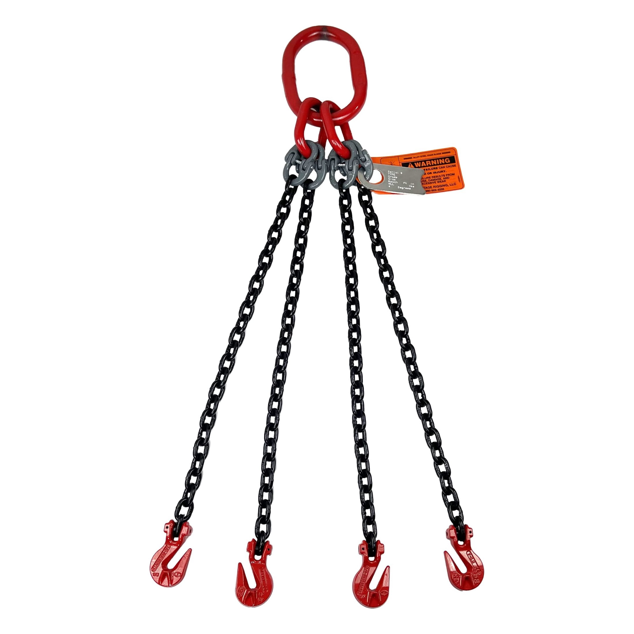Advantage Rigging Alloy Steel Chain Sling, 9/32