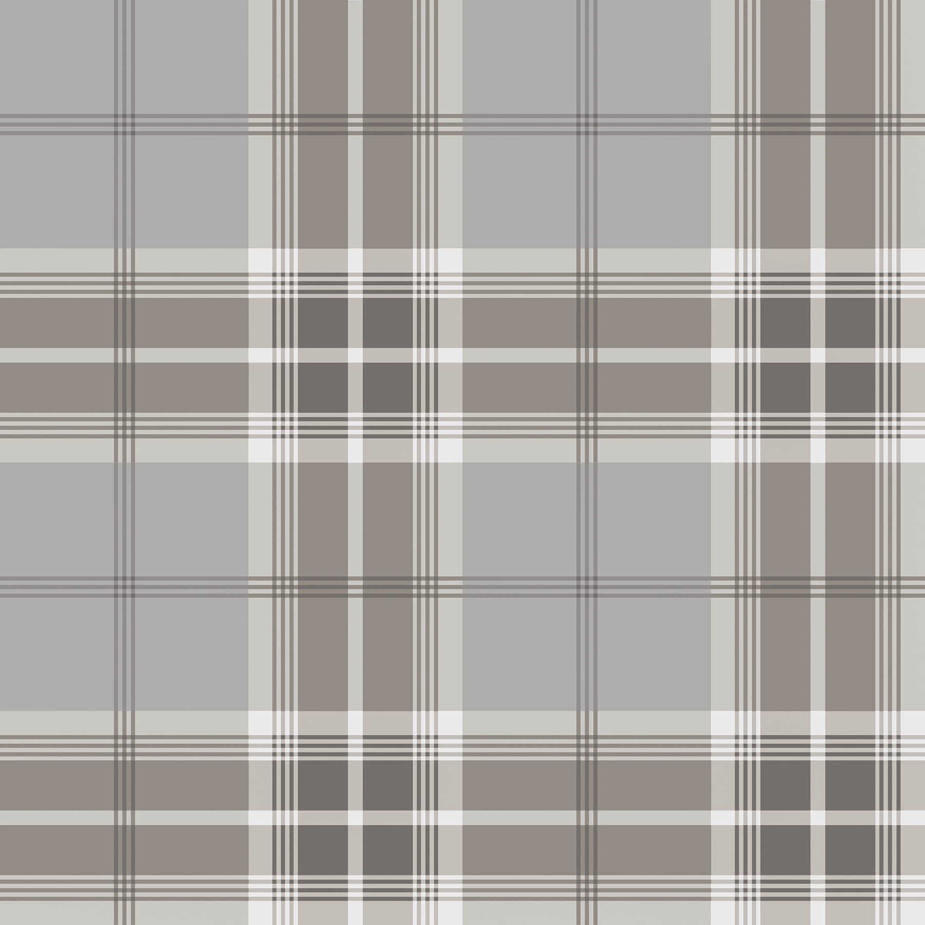 Sala Neutral Plaid Non-Woven Wallpaper