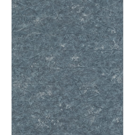 Advantage Seth Indigo Triangle Wallpaper