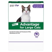 Advantage Topical Flea Treatment & Prevention For Large Cats Over 9 lbs. 2 Count