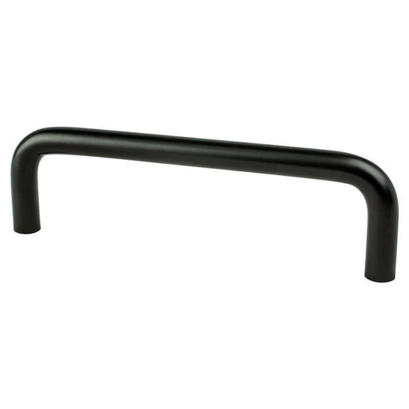 Advantage Wire Pulls 4 in. Center to Center Steel Wire Pull, Matte Black
