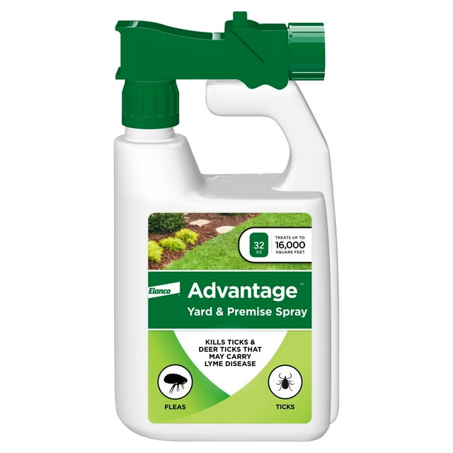 Advantage Yard & Premise Spray, Kills Fleas & Ticks & More, 32 oz