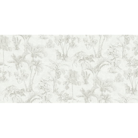Advantage Zapata Off-White Trees Wallpaper, 20.9-in by 33-ft, 57.48 sq. ft