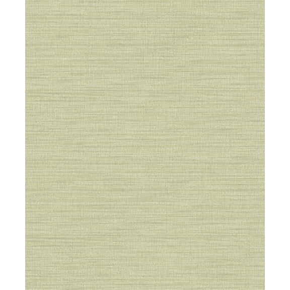 Advantage Zora Light Green Linen Texture Unpasted Non Woven Wallpaper, 21-in by 33-ft, 57.8 sq. ft.