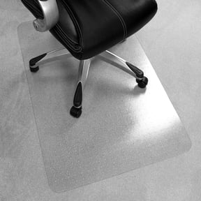 Floortex APET Rectangular for Low/Standard Pile Carpets - 46" x 60", Clear, FLRNCCMFLAG0006