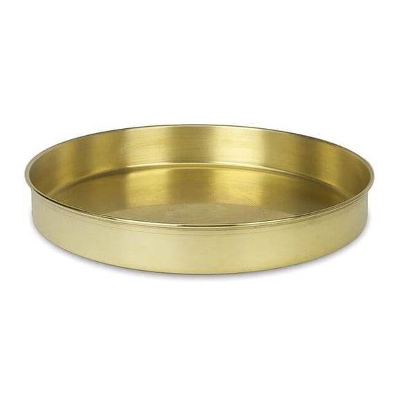 Advantech Manufacturing Pan, Brass, 12 In, Half Ht PB12H