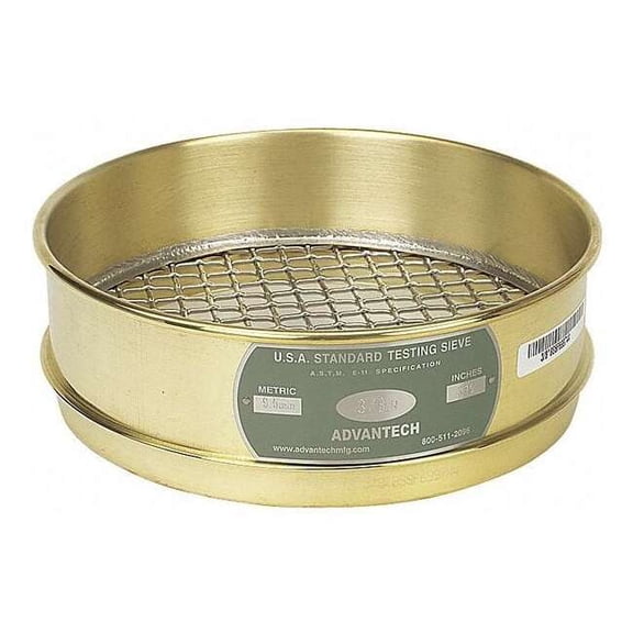 Advantech Manufacturing Sieve, No 4, B/S, 8 In, Full Ht 4BS8F