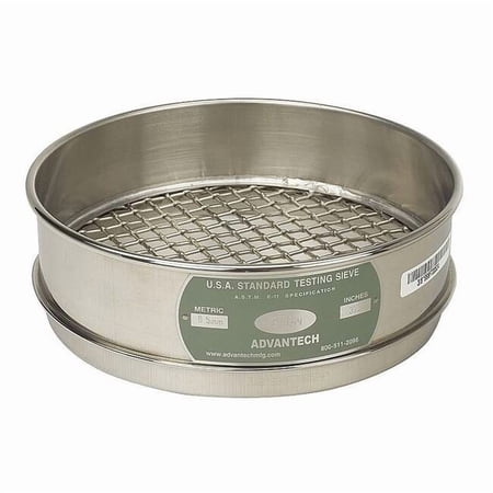 Advantech Sieve, 1.00", S/S, 8 In, Full Ht 1.00"SS8F