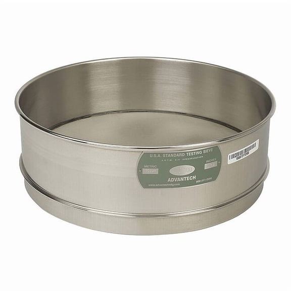 Advantech Sieve, No 230, S/S, 12 In, Full Ht 230SS12F