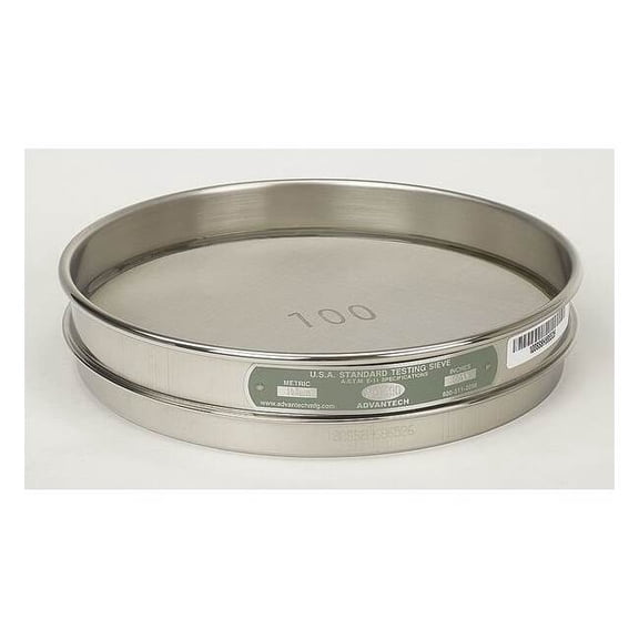 Advantech Sieve, No 70, S/S, 8 In, Half Ht 70SS8H