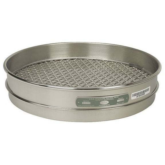 Advantech Sieve, No 8, S/S, 12 In, Half Ht 8SS12H