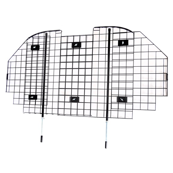 Advantek Adjustable Car Pet Barrier, Black