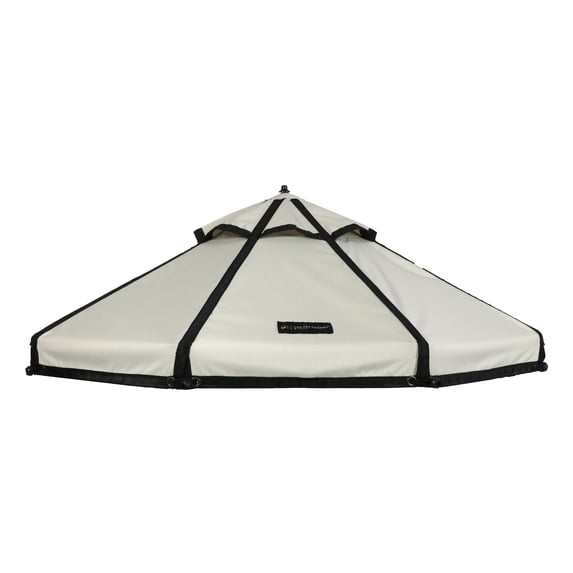Advantek Pet 5 Foot Pet Gazebo Designer Market Canopy Cover Top, Beach Sand