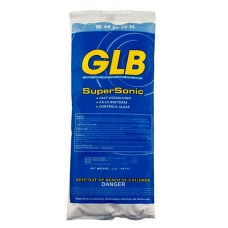 Advantis GL71442A 1 lbs Supersonic GLB Cal Hypo Shock Pool Sanitizer, 24 per Case