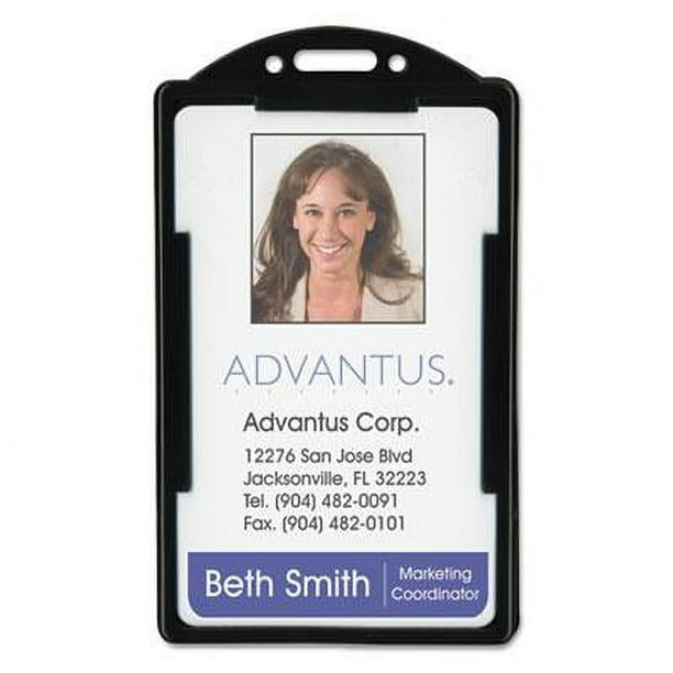 ID Card Holders, Vertical, Black 2.38 ID Card Holders, Vertical, Black 2.38