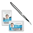 thumbnail image 1 of Advantus 75699 Antimicrobial ID & Security Badge & Lanyard Combo Pack, Clear, 1 of 1