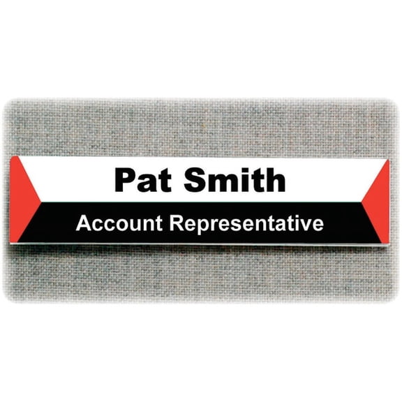 Advantus, AVT75329, Panel Wall Sign Holder, 6 / Box, Clear