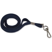 Advantus, AVT75426, 36" Deluxe Lanyard with J-Hook, 24 / Box, Blue
