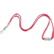 Advantus, AVT97587, Neon Breakaway Lanyard, 12 / Pack, Neon Pink