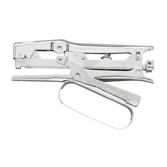 Advantus Ace Chrome Clipper Stapler - 20 of 20lb Paper Sheets Capacity - 210 Staple Capacity - Full Strip - 1/4" Staple Size - Chrome | Bundle of 10 Each