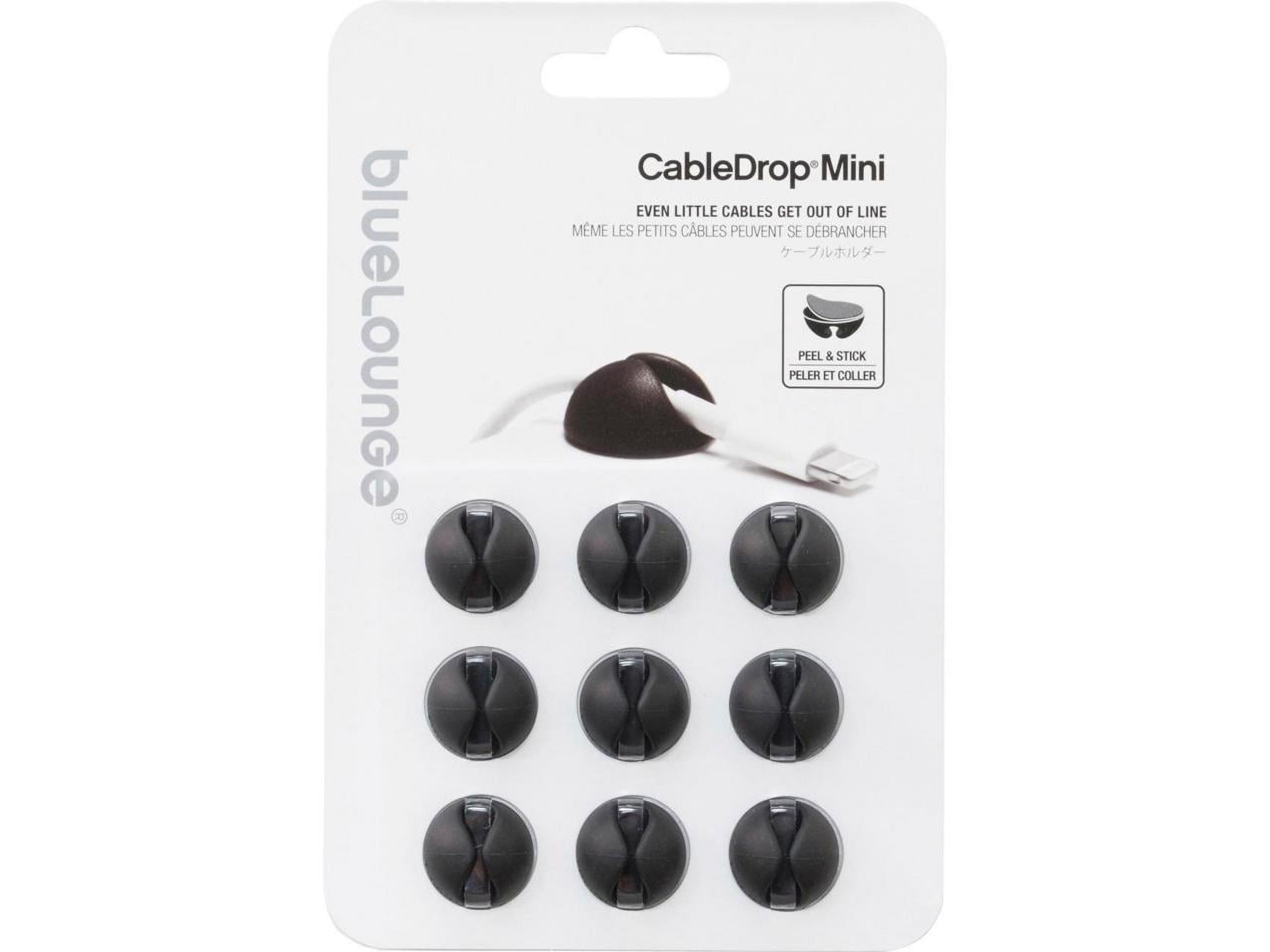 Advantus BlueLounge CableDrop Mini Clips