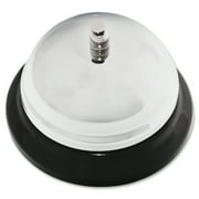 Advantus CB10000 Brushed Nickel 3 3/8 Call Bell Silver