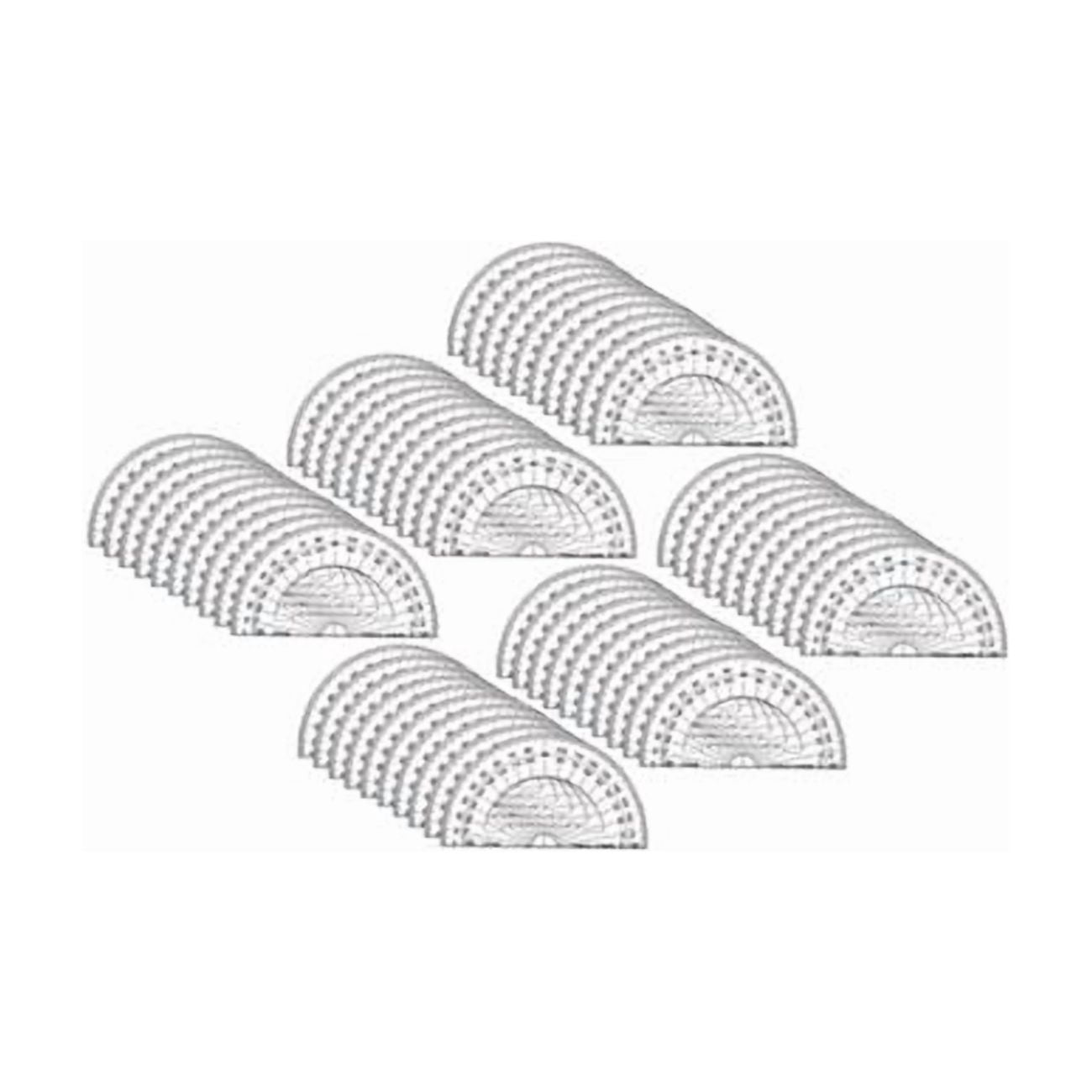 Advantus CHL77104IP-5 4 in. 5 IP Plastic Protractor - Pack of 12