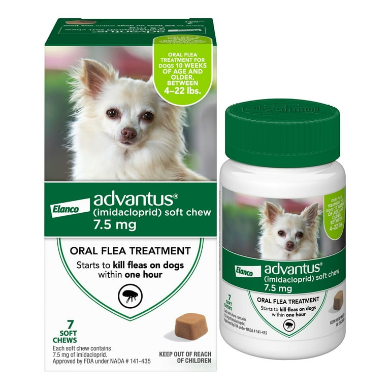 Advantus Chewable Flea Treatment for Dogs 22 Soft Chews