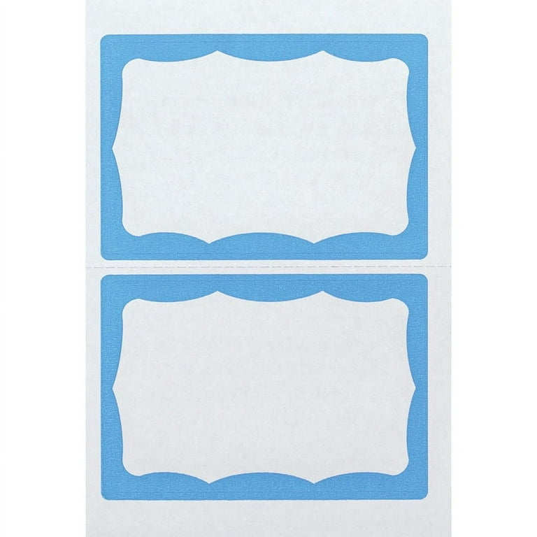Advantus Color Border Adhesive Name Badges - 2 5/8 Advantus Color Border Adhesive Name Badges - 2 5/8