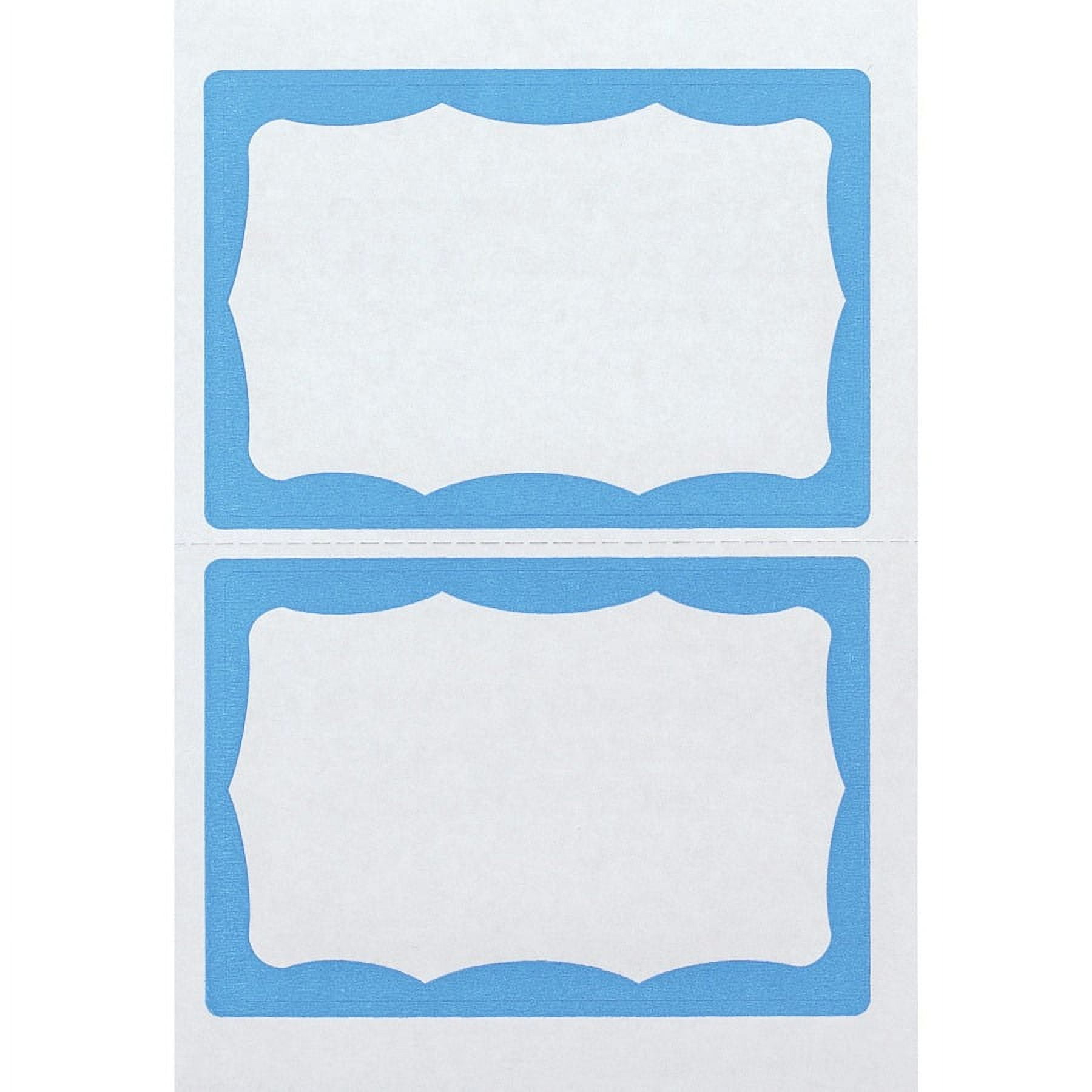 Advantus Color Border Adhesive Name Badges - 2 5/8 Advantus Color Border Adhesive Name Badges - 2 5/8