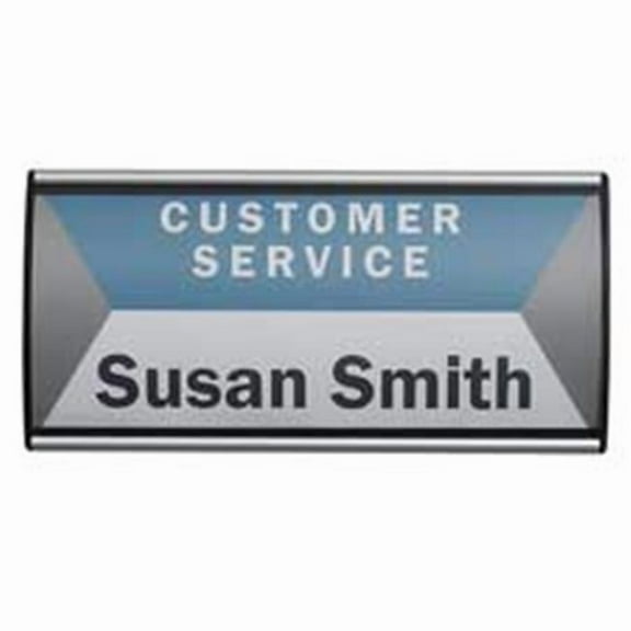 Advantus Corp. AVT Wall-Door Sign- Transparent Plastic Cvr- 8-.75in.x.63in.x4in.- BK-SR