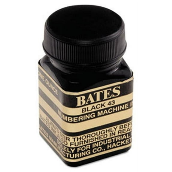 Advantus Corporation 9800659 Refill Ink for Numbering Machines, 1 oz Bottle, Black