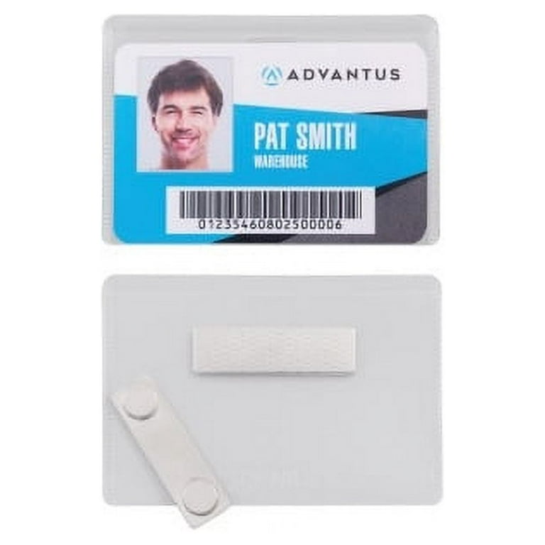 Advantus DIY Magnetic Name Badge Kit - Horizontal - 3.8 Advantus DIY Magnetic Name Badge Kit - Horizontal - 3.8