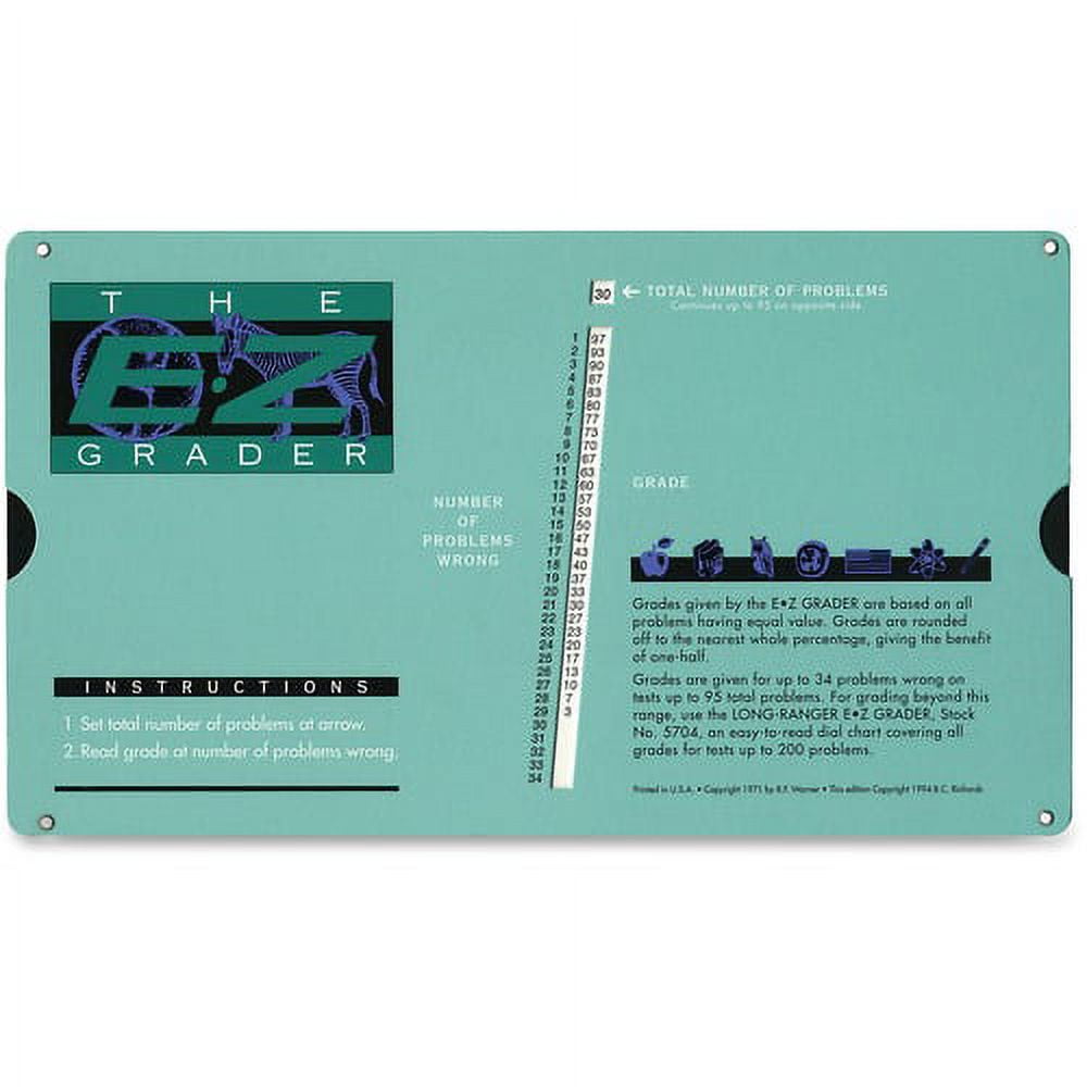 Advantus E-Z Grader Chart - Skill Learning: Chart - 1 Each Advantus E-Z Grader Chart - Skill Learning: Chart - 1 Each