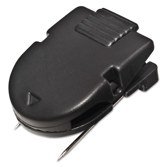 Advantus Fabric Panel Wall Binder Clips, Black, 20 Pack