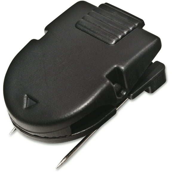 Advantus Fabric Panel Wall Binder Clips, Black, 20 Pack