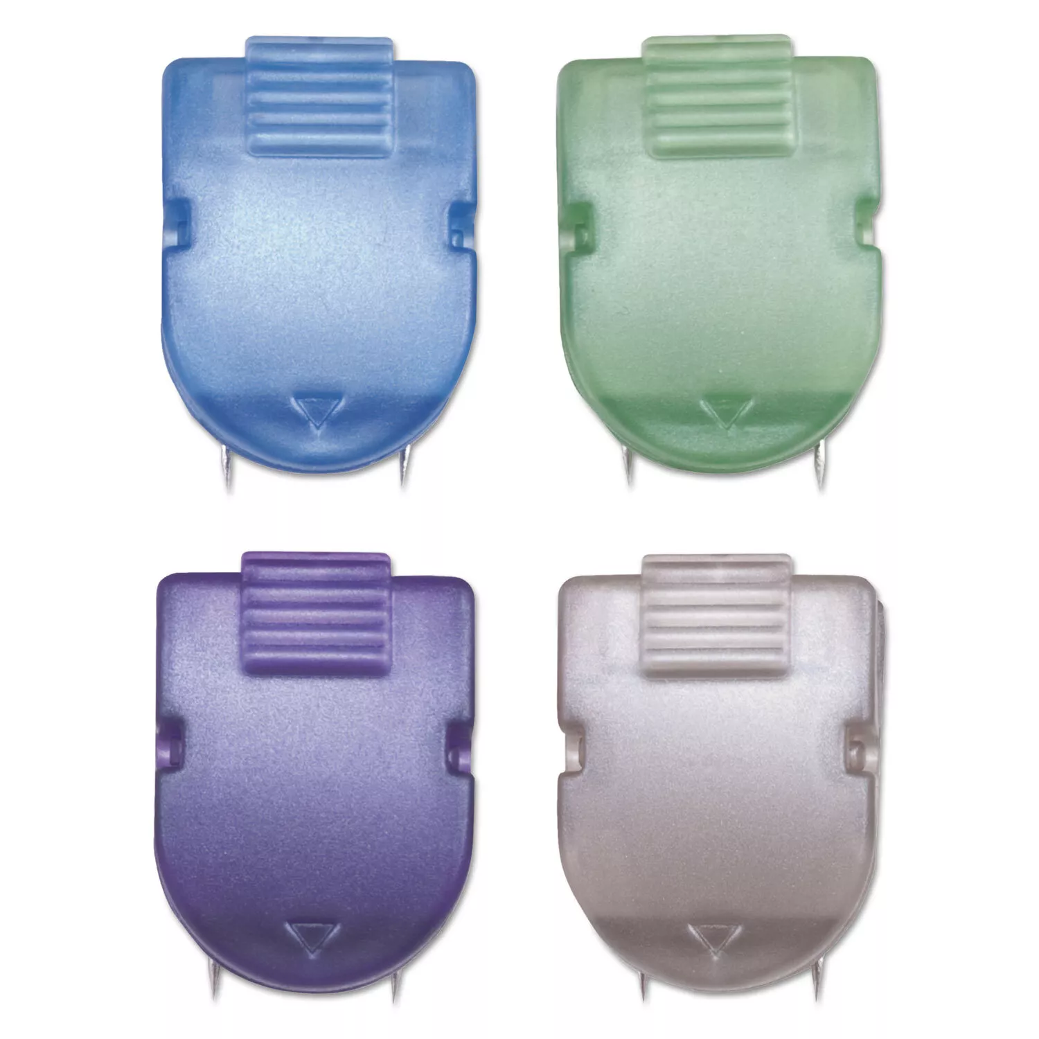 Advantus Fabric Panel Wall Clips Standard Size Assorted Metallic Colors ...