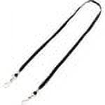 Advantus Face Mask Lanyard - 10 / Pack - 30" Length - Black