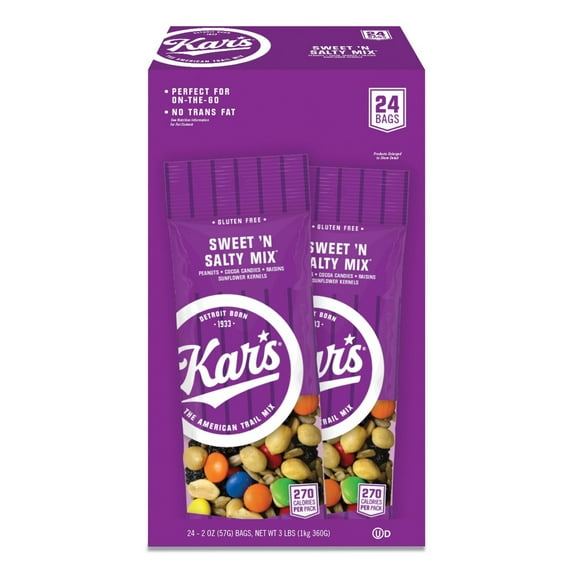 Kar's, KARSN08387, Sweet 'N Salty Mix, 24 / Box